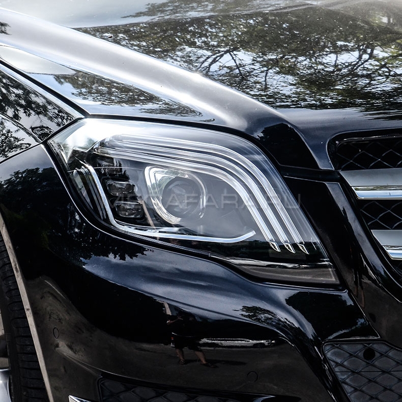 Передние фары Мерседес GLK 260 GLK 300 2012-2015 V4 type [Комплект Л+П; ходовые огни; электрокорректор; FULL LED]